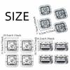 4Pcs Spring Loaded Flight Case Lock Recessed Mount Cabinet Zinc Zinc Alloy Pull Handle  Road Flight Case