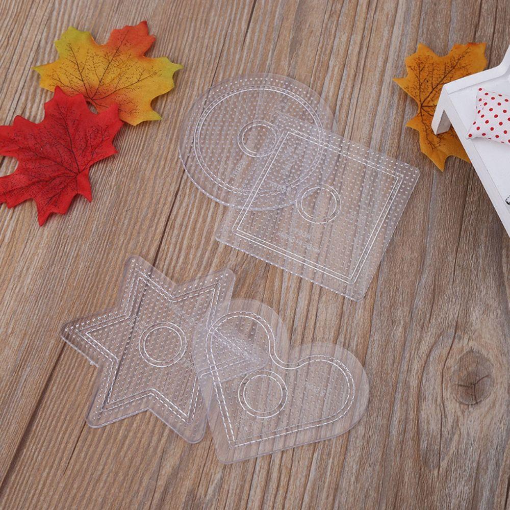 Board Puzzle Beadbond Jigsaw Puzzle Transparent Beads Template Puzzle Template Diy Toy Pegboard