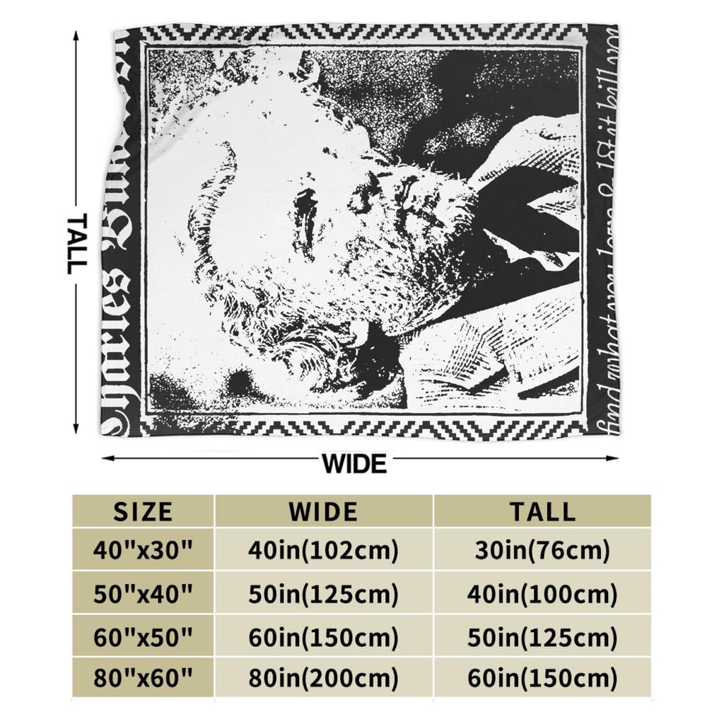 Charles Bukowski Famous Poet Writer Blankets Quality Warm Soft Bedding Throws Spring Child Living Room Novelty Bedspread