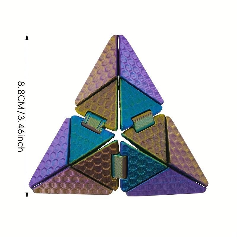 3D Printed Changeable Magic Cube Folding Illusion Puzzle Cube Anti Stress Fidget Toy Educational Toys For Kids