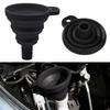 Silicone Separatory Filter Funnel Car Universal Liquid Funnel Washer Fluid Change Foldable Portable Auto Engine Oil Petrol Chang