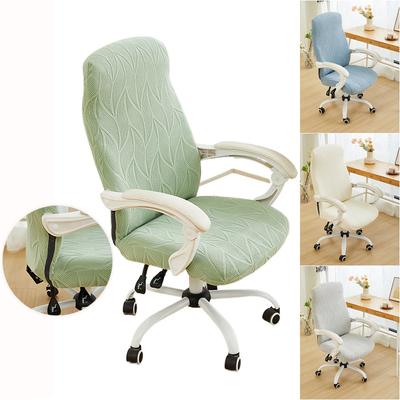 1PC Jacquard Computer Chair Cover All-inclusive Rotating Gaming Armchair Seat Cover Anti-slip Elastic Office Chair Slipcover