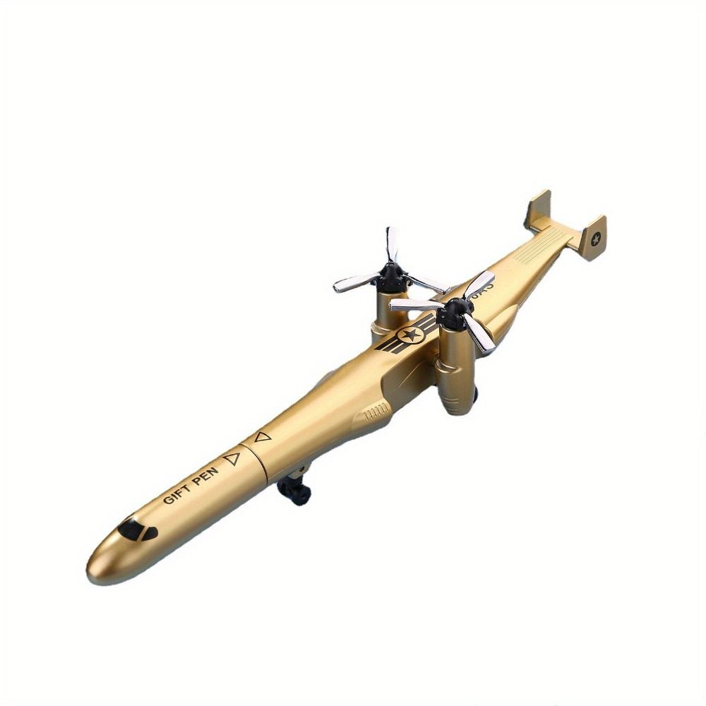 Fashion Airplane Gel Pen Funny Deformation Toy Writing Supplies Action Figure Pen Stationery