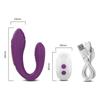 Doppelte Penetration Stimulation Vibratoren Sexspielzeug für Erwachsene Frauen Paare Drahtlose Fernbedienung G-Punkt Klitoris