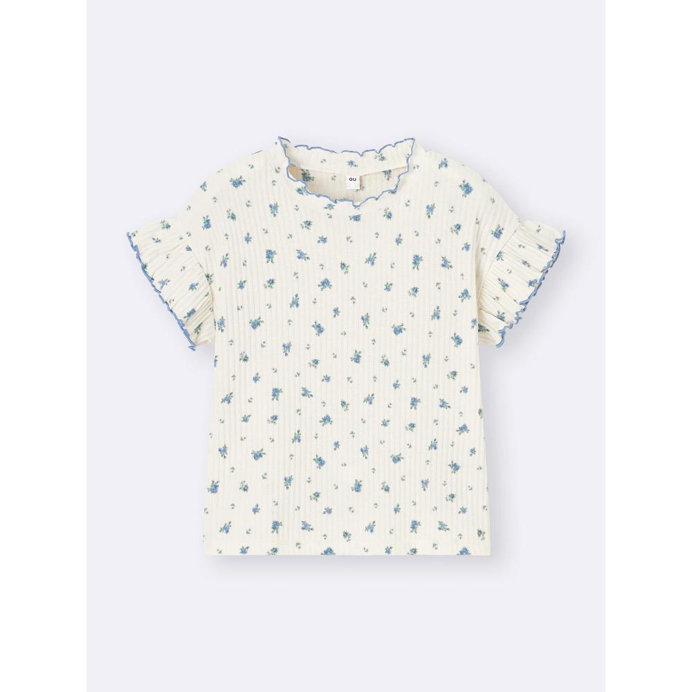 GU by Uniqlo Girls Rib Mellow T  shorT Sleeve 