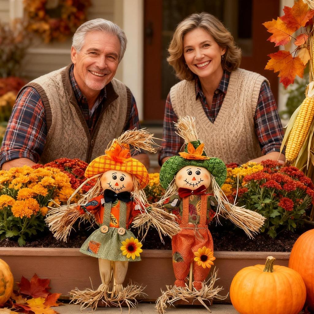 Scarecrow Decorations Fall Outdoor Scarecrow Decorations Fall Stuffed Scarecrow Ornaments for Fall Thanksgiving Halloween