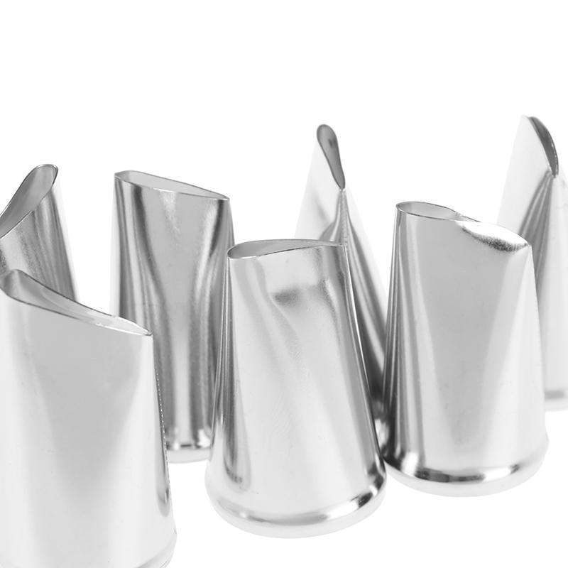 7 stk/sett Kakepyntspiss Kremglasur Rør Rose Tulipanmunnstykke Konditorverktøy