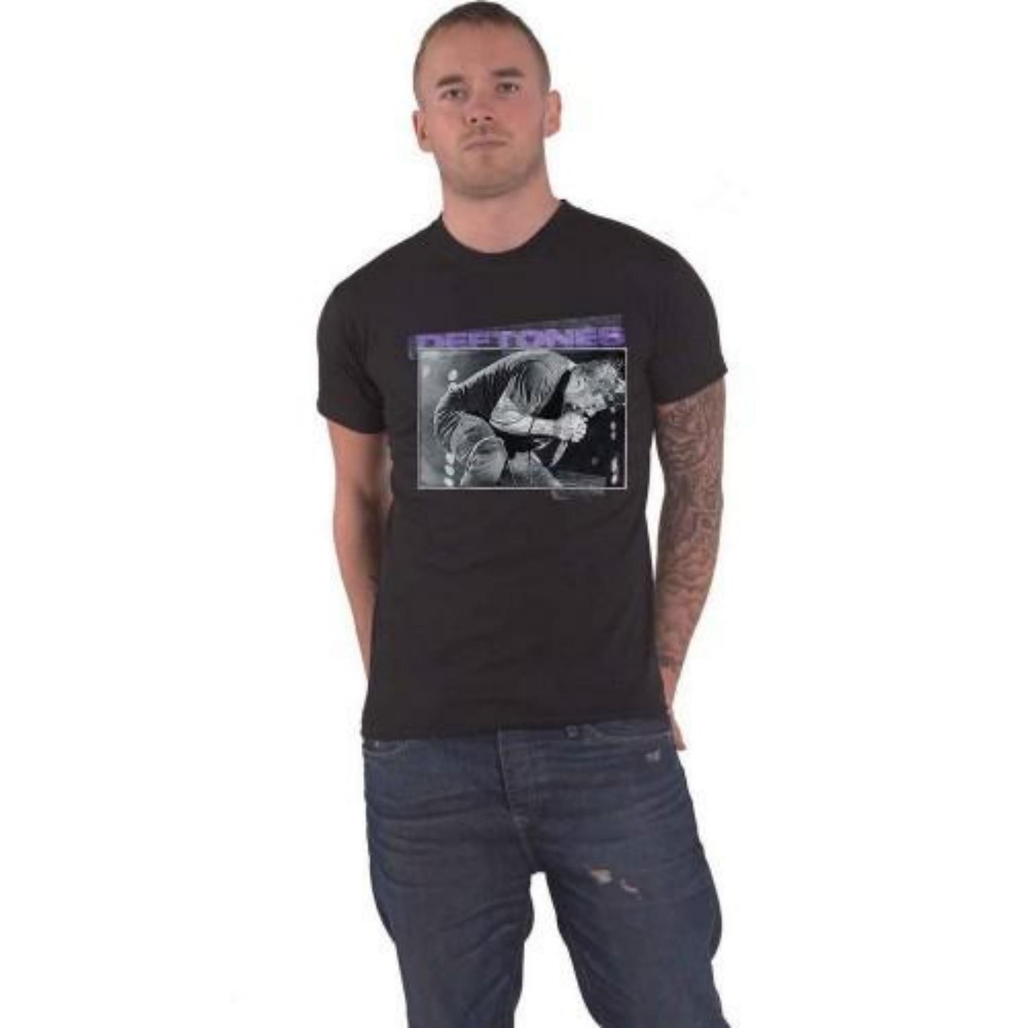 Deftones Unisex Adult Chino Live Photo Cotton T-Shirt XXXXL