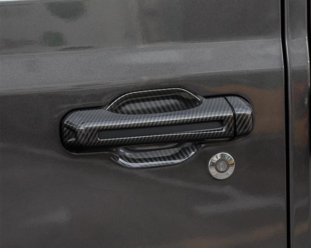 Car Door Handle Cover Tailgate Handle Stickers Door Handle Bowl Decoration for Jeep Wrangler JL 2018-2026 Exterior Accessories