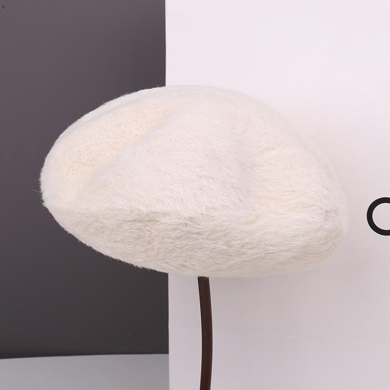 Spring and Autumn Fashion Show Face Small Beret Children Casual Big Head Circumference Painter Hat Women Newsboy Hat