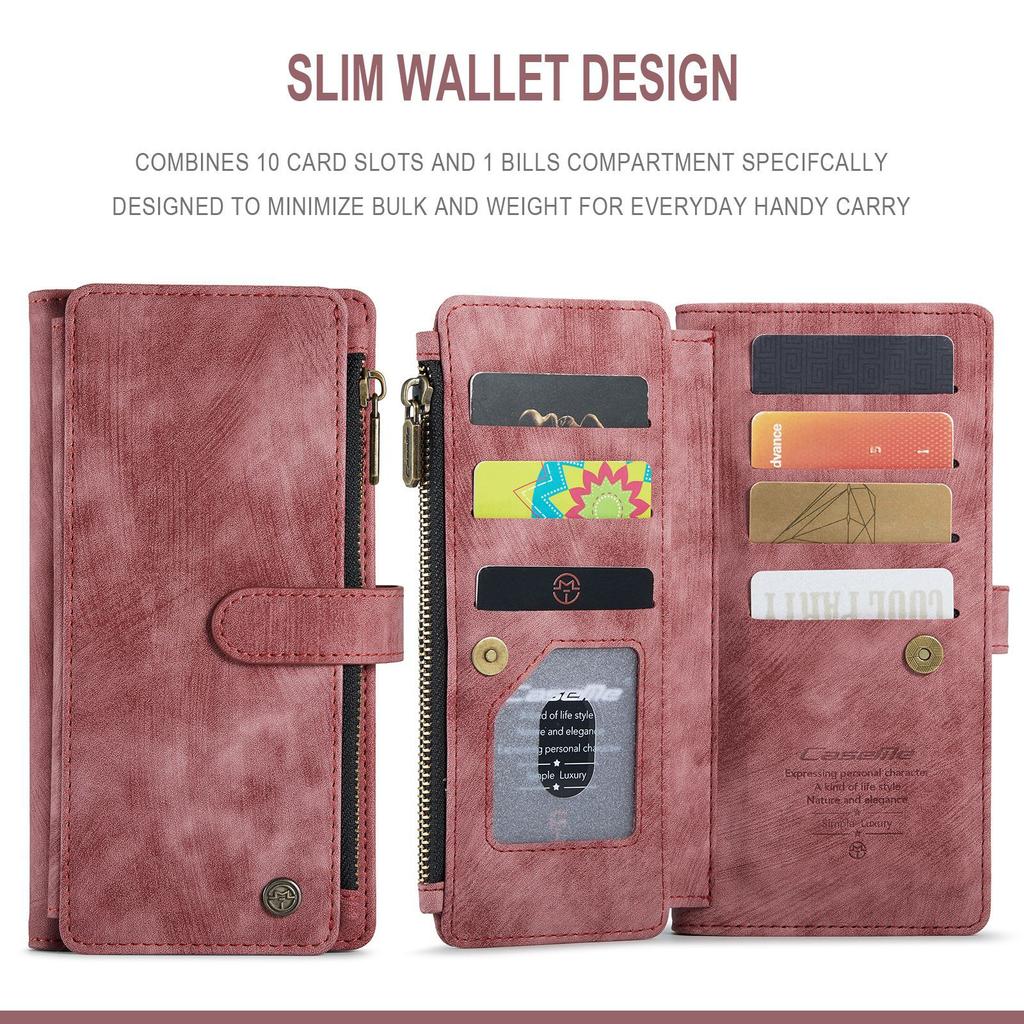 Suitable for Samsung S21Ultra phone case, A52 phone leather case, Note20 retro wallet leather case, S20FE