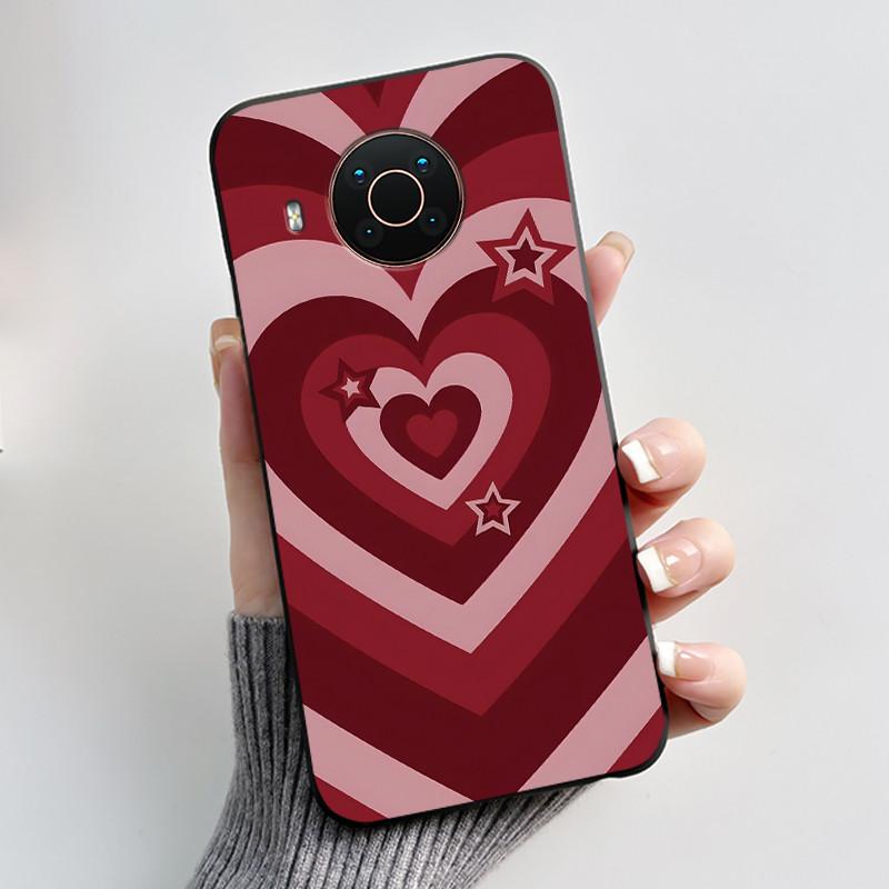 Viral Black Case For Nokia X20/Nokia X10 Fashion Dragon Kin Pattern Jelly Shell For Nokia X100 Shockproof Soft Cover