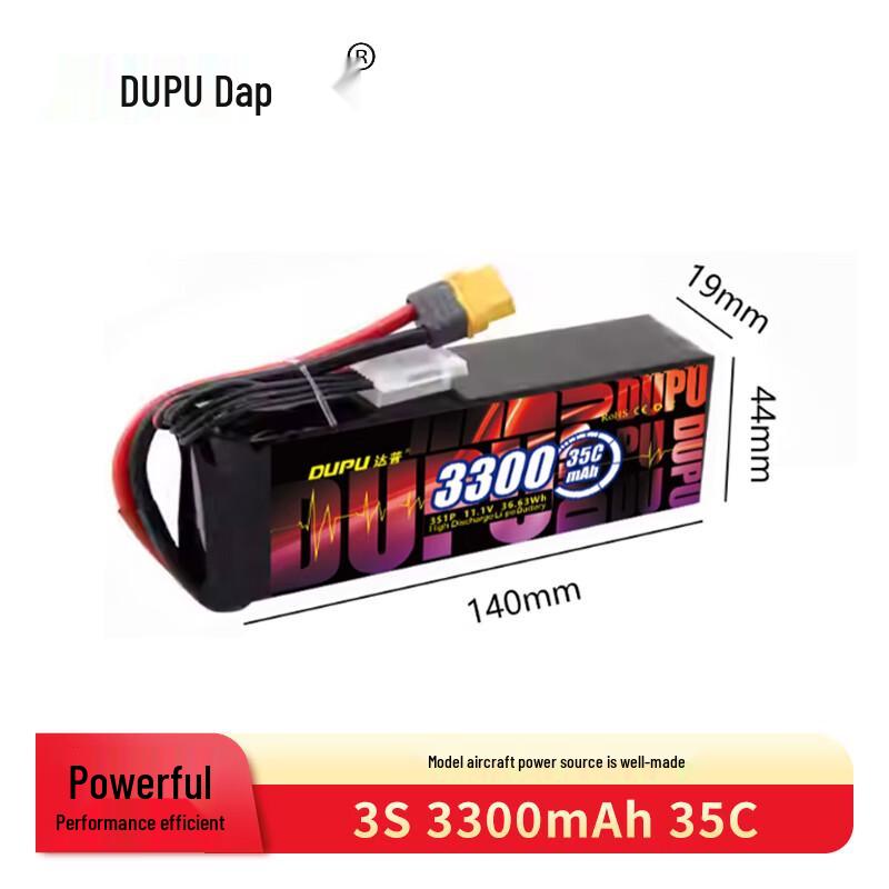 DUPU RC Lipo Battery for FPV Drones and Fixed-Wing Aircraft
