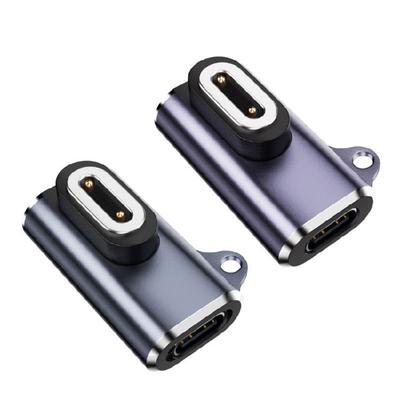 Adaptadores de Carregamento Magnético Metálicos Tipo C para Smartwatch Infantil imoo Z6A/Z6S/Z7/Z7A Conversores Conectores de Alimentação