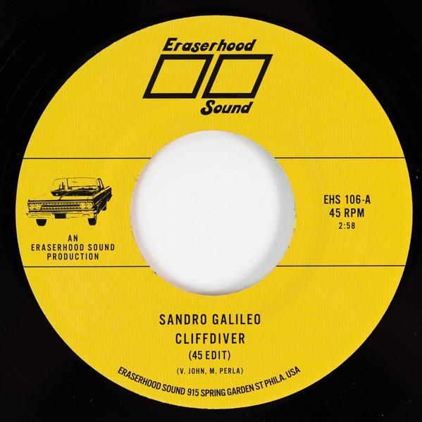 

7-дюймовая пластинка SANDRO GALILEO Cliffdiver Smoke Mirrors 45 Ed EHS106 Eraserhood Soun 2022 US SoulFunk