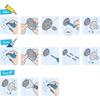 Set d'accessoires 3 en 1 - GROHE - 41124000 - Start Cube - Chromé
