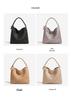 2026 Fashionable Woven Women's Bucket Bag, High-End Shoulder & Underarm Handbag