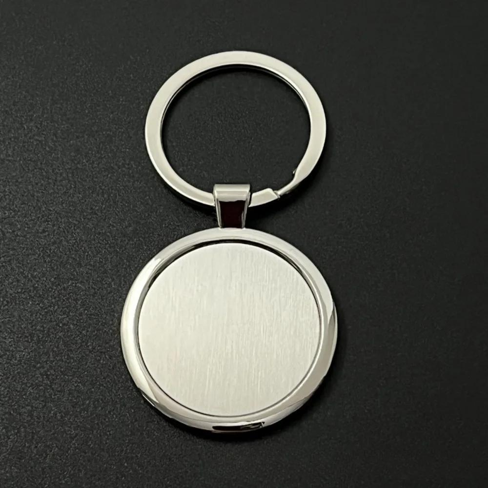 Custom Name Couple Keychain Anniversary Gift for Boyfriend Him Her Stainless Steel Key Ring Laser Engraved Sided Text Keyring
