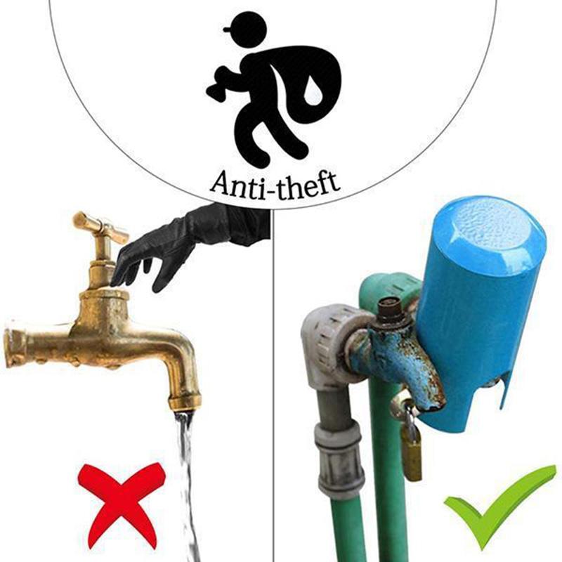 Anti-theft Water Faucet Lock Water Switch Lock Multi-function Water Tap Lock Protective Lock for Yard Outdoor