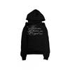 Unisex Streetwear Hoodie With Bold Letter Print Retro Punk Hip Hop Style Long Sleeve Pullover Teens Young Adults