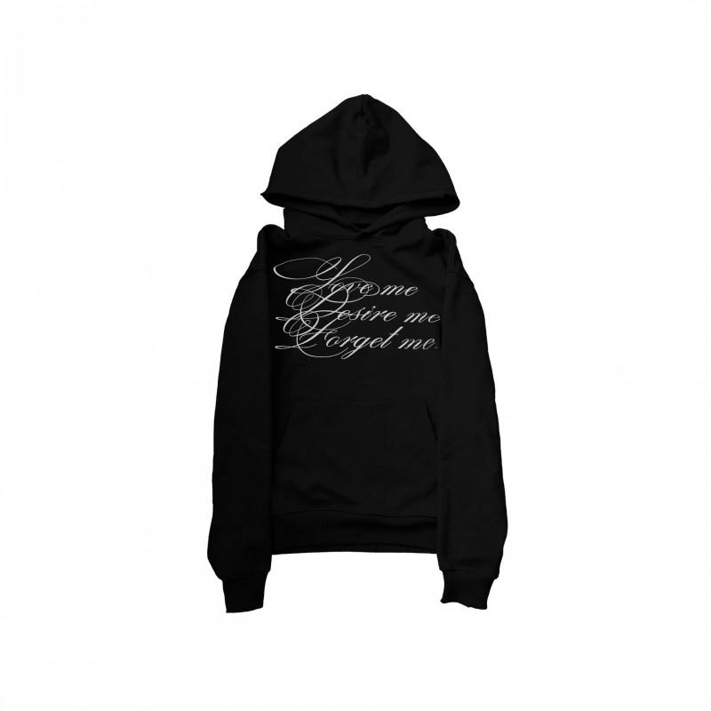 Unisex Streetwear Hoodie With Bold Letter Print Retro Punk Hip Hop Style Long Sleeve Pullover Teens Young Adults