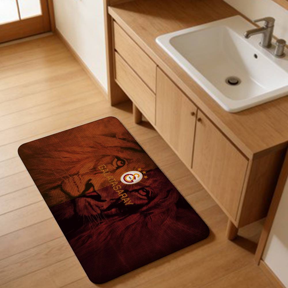 Zerbino Squadra di Calcio Galatasaray Stile Nordico Zerbino per Casa Tappetini per Bagno-WC Tappetini per Camera da Letto Comodino