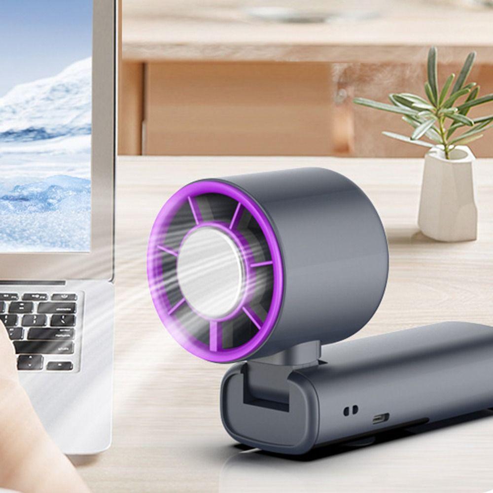 Digital Display Mini Electric Fan Adjustable Powerful Turbos Fan Portable Handheld Fan  Indoor Use