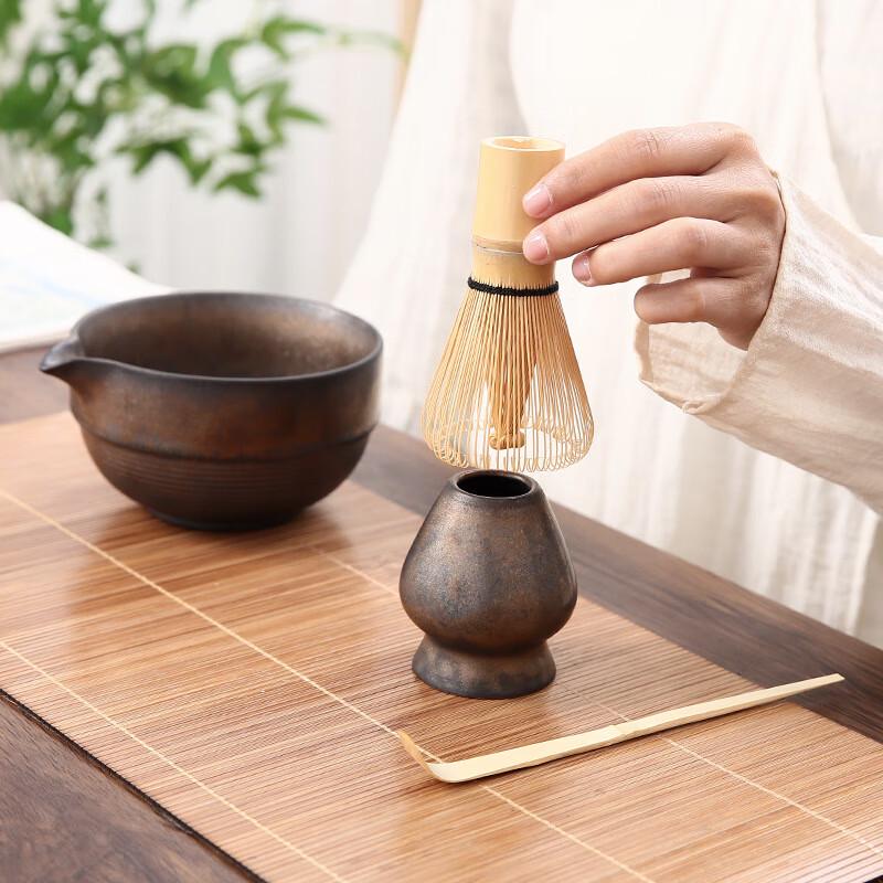 Zhinianhua Coarse Pottery Matcha Tea Set