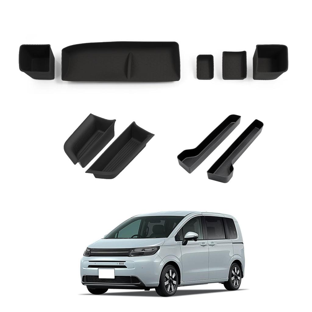 Honda Freed GT Exclusive Open Tray Mat Cup Holder Front Door Side Tray Handlebars with All Freed GT Air and Crossstar Door Storage Front Dashboard