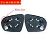 Wide Angle Heated Car Mirror Glass With Blind Spot For PEUGEOT 3008 SUV 5008 II 2016 2017 2018