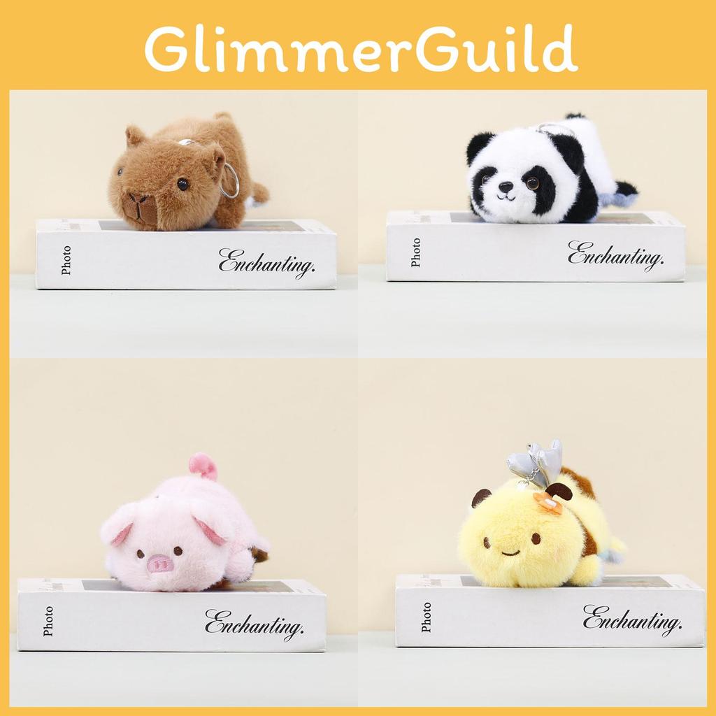 Pendant Plush Capybara Pp Cotton Filling For Two Sided Animal Decoration Series