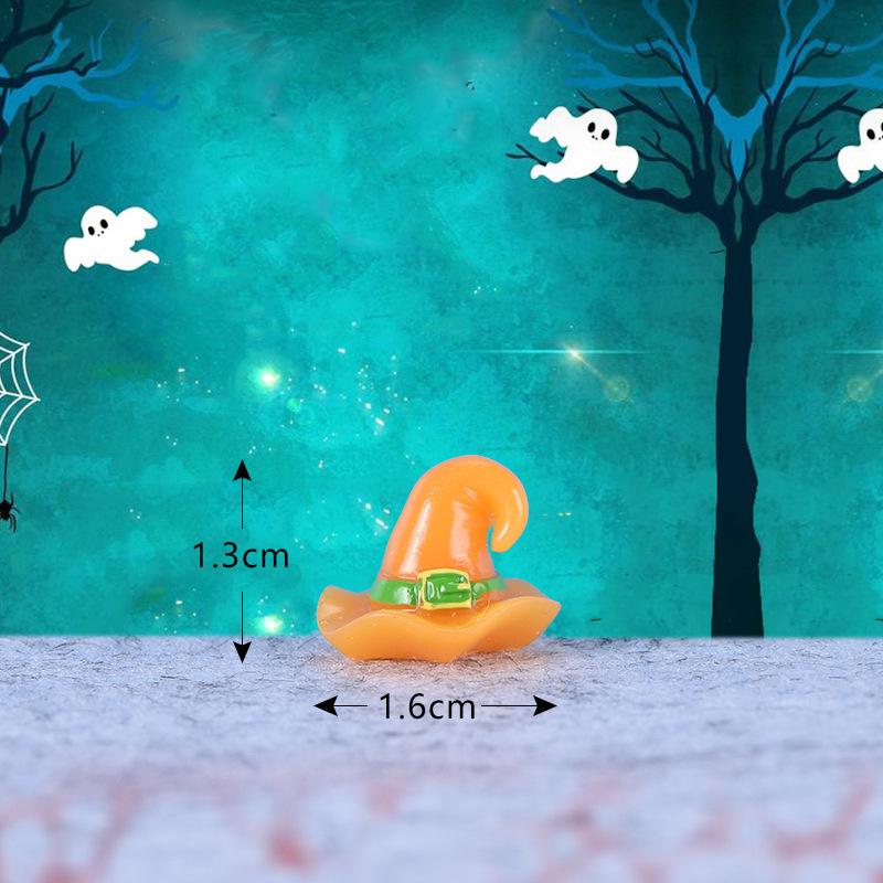 Micro-landscape Succulent Trinket Cute Pumpkin Lantern Ghost Vampire Keychain Halloween Trinket