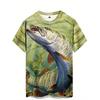 Men'S 3D Print Fish Graphic T-Shirt