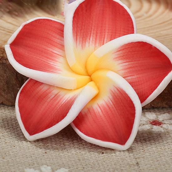 30mm Polymer Clay Floral Egg Accessories for DIY Jewelry & Hair