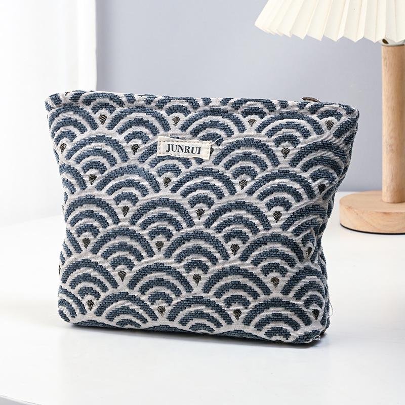Autumn/Winter Chenille Plush Women's Large Capacity Makeup Bag - Travel Portable Storage High Value Bag