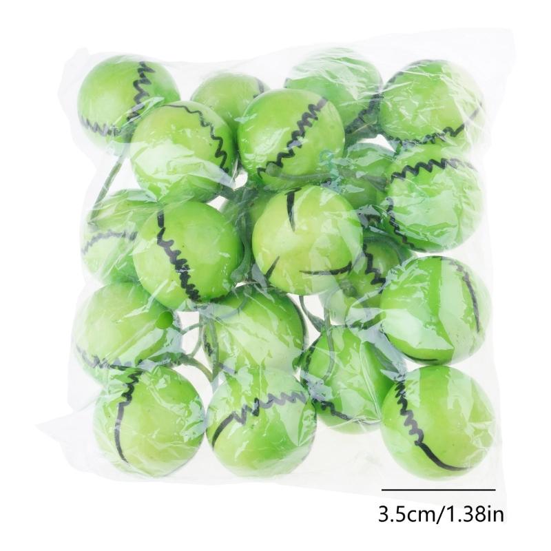 20pcs Artificial Foam Fruit Simulation Lemon Strawberry Wedding Decoration Kitchen Food Photography Props Kindergarten