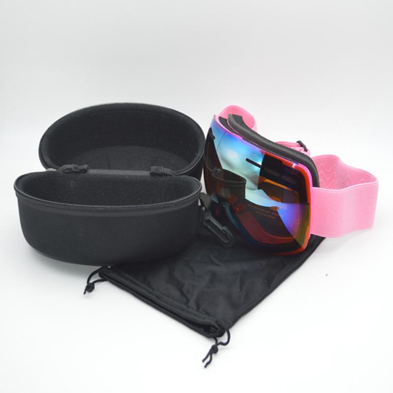 1PC Ski Snowboard Goggles Box Hard EVA Portable Protection Carrying Case Water Resistant Shockproof Shell Ski Accessories