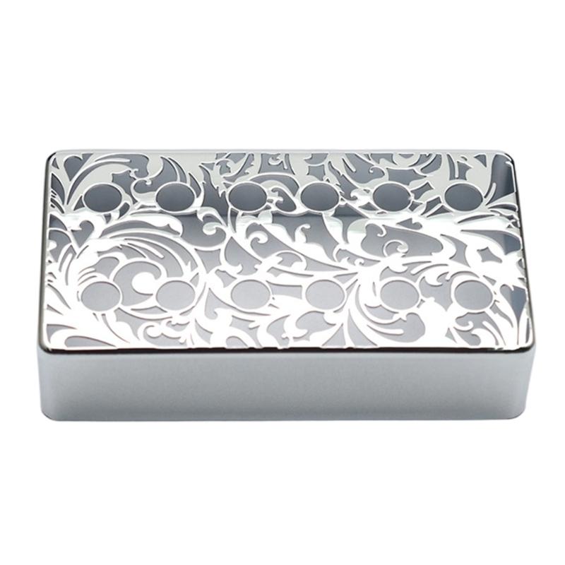 Black Neck Pickup Cover Pickup Covers Humbuckers Brass Guitar Pickup Cover for Strats Styles Single Coil Pickups Bronze