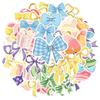 35pcs-50pcs Cartoon Hearts Stickers Whimsical Cupcakes Teacher Reward Stickers Sticker Pack For Suitcase Fridge Phone Luggage