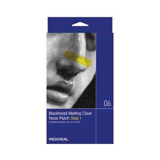 Mediheal Blackhead Melting Clear Nose Pack Step One Sebum Softening 6 Sheets