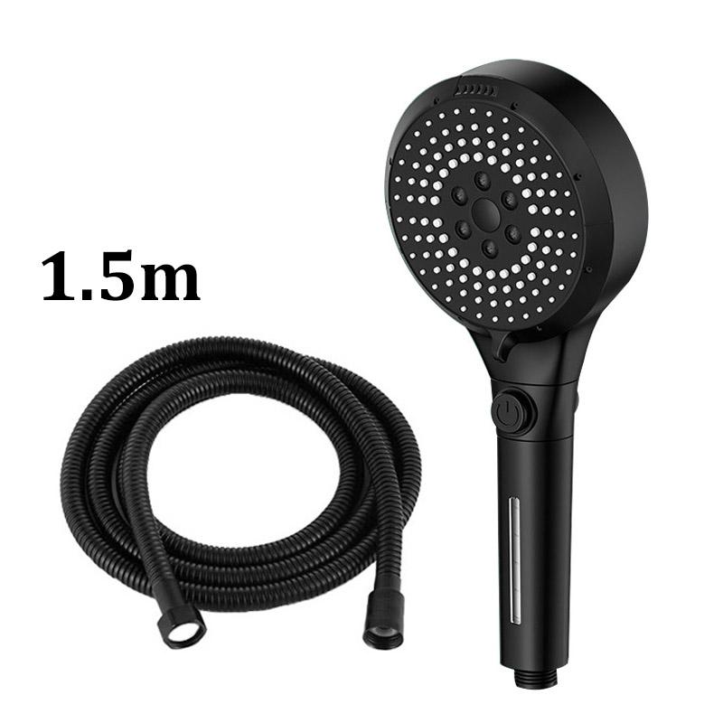Booster Nozzle 6 Modes Shower Multifunctional Adjustable Large Panel Bath Home Bathroom Large Water Volume Shower Set