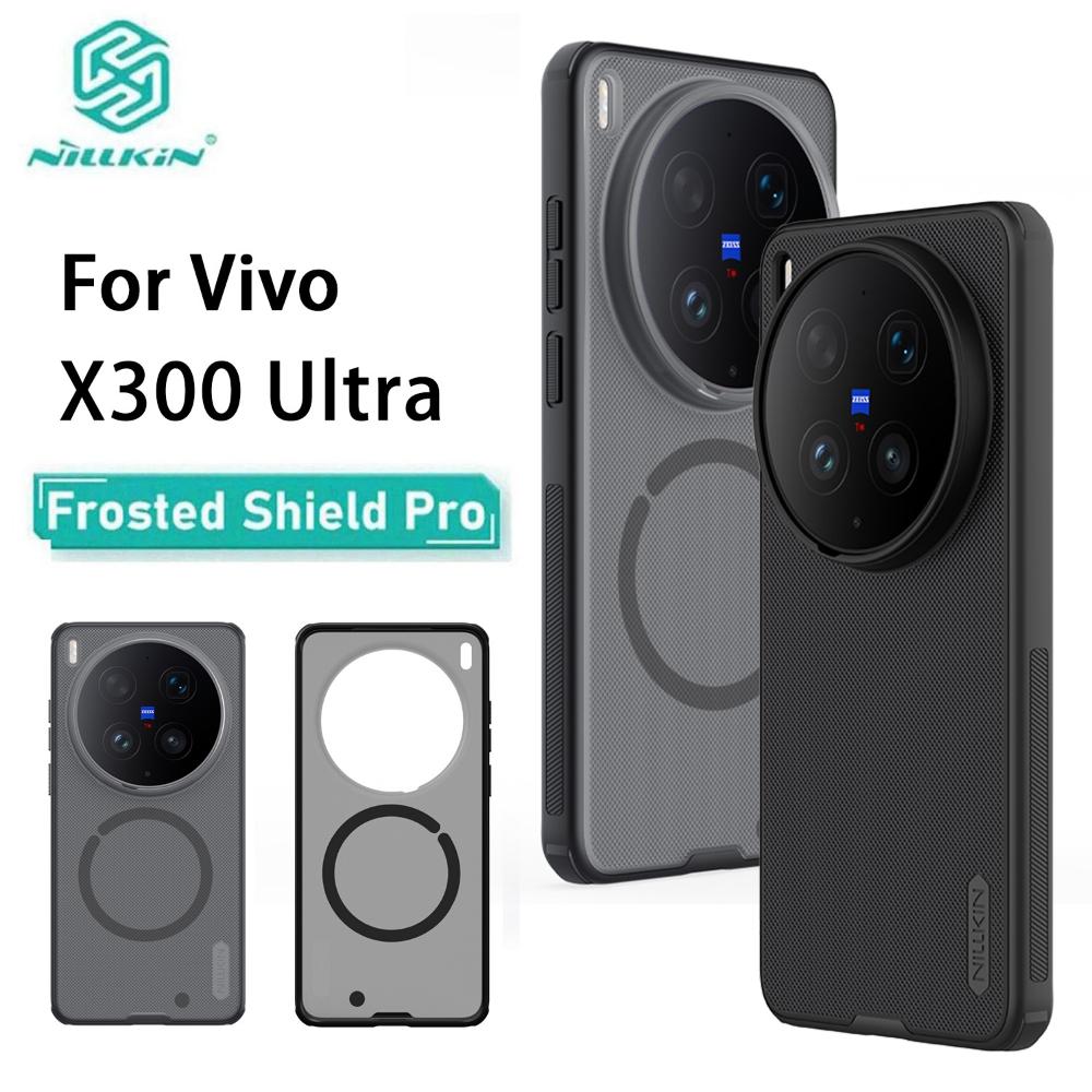 Für Vivo X300 Ultra Handyhülle Nillkin Super Frosted Shield Pro Magnetische Harte PC+TPU Hülle Stoßfeste Rückseite