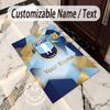 Kristal Fluweel Tapijt Lazio FC Print Aangepaste Naam Tekst Vloermat Woondecoratie