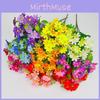 Artificial Daisy 28 Head Small Chrysanthemum Silk Flower For Home Decor And Outdoor Garden Use