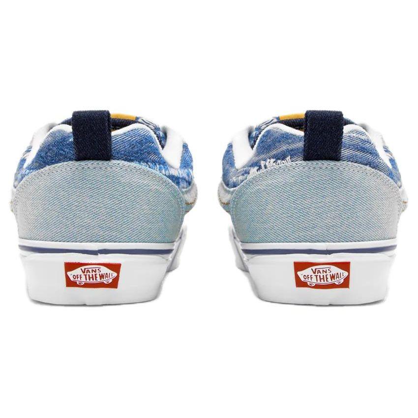 Vans Knu Skool Unisex Blue Denim Canvas Distressed VN000E54NWD