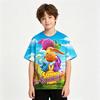 Sunny Bunnies Short Sleeve T-Shirt Kids Summer Tops Childrens Clothing 3D Cartoon Print Cute Boys Girls O-neck Comfortable Tees