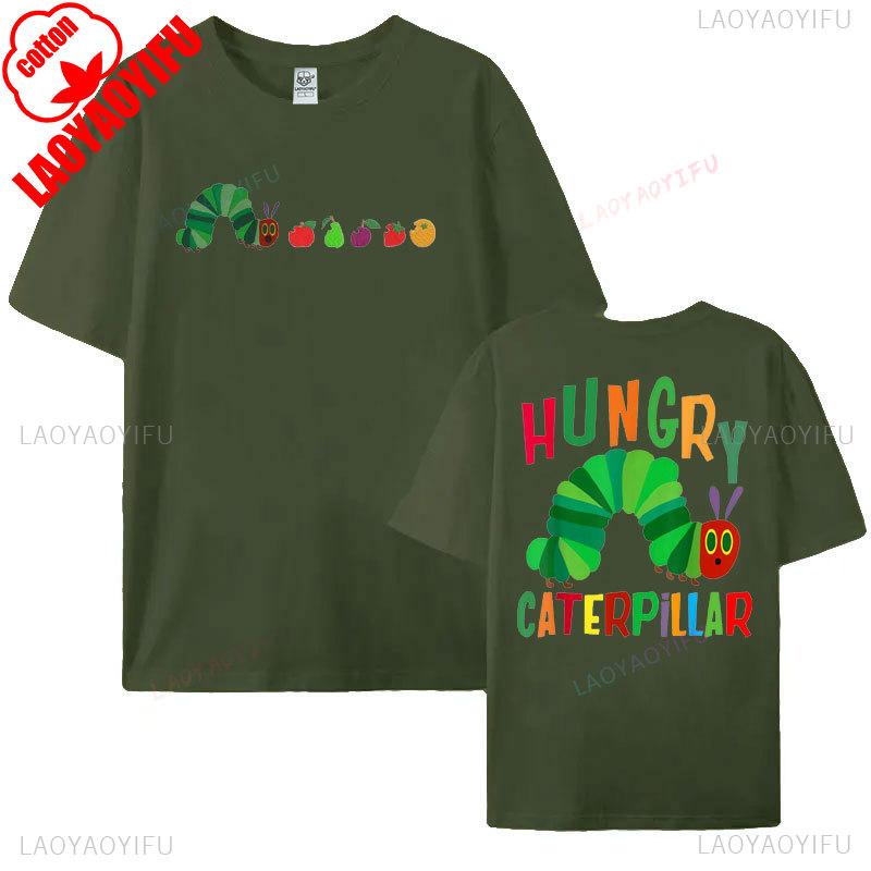 Hungry Caterpillar T-shirt Eat The Rich Graphic T Shirts Very Hungry Caterpillar Shirt Bookish Fan Gift Tees Activist Y2k Tops