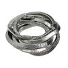 New Alloy Bendable Bracelet Gold Color Twistable Flexible Bangle Punk Silver Color Multi-layer Bracelet Jewelry Accessories