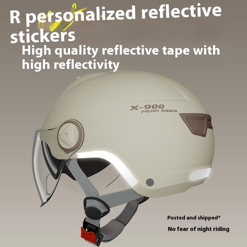 Summer Electric Vehicle Motorcycle Helmet Men and Women Battery Car Four Seasons Universal Summer Half Helmet Helmet