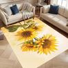 3D Sunflower Carpet Non-slip Floor Mat Bedroom Living Room Large Area Rugs Home Decor Floral Doormat Entrance Mat Tapis Salon